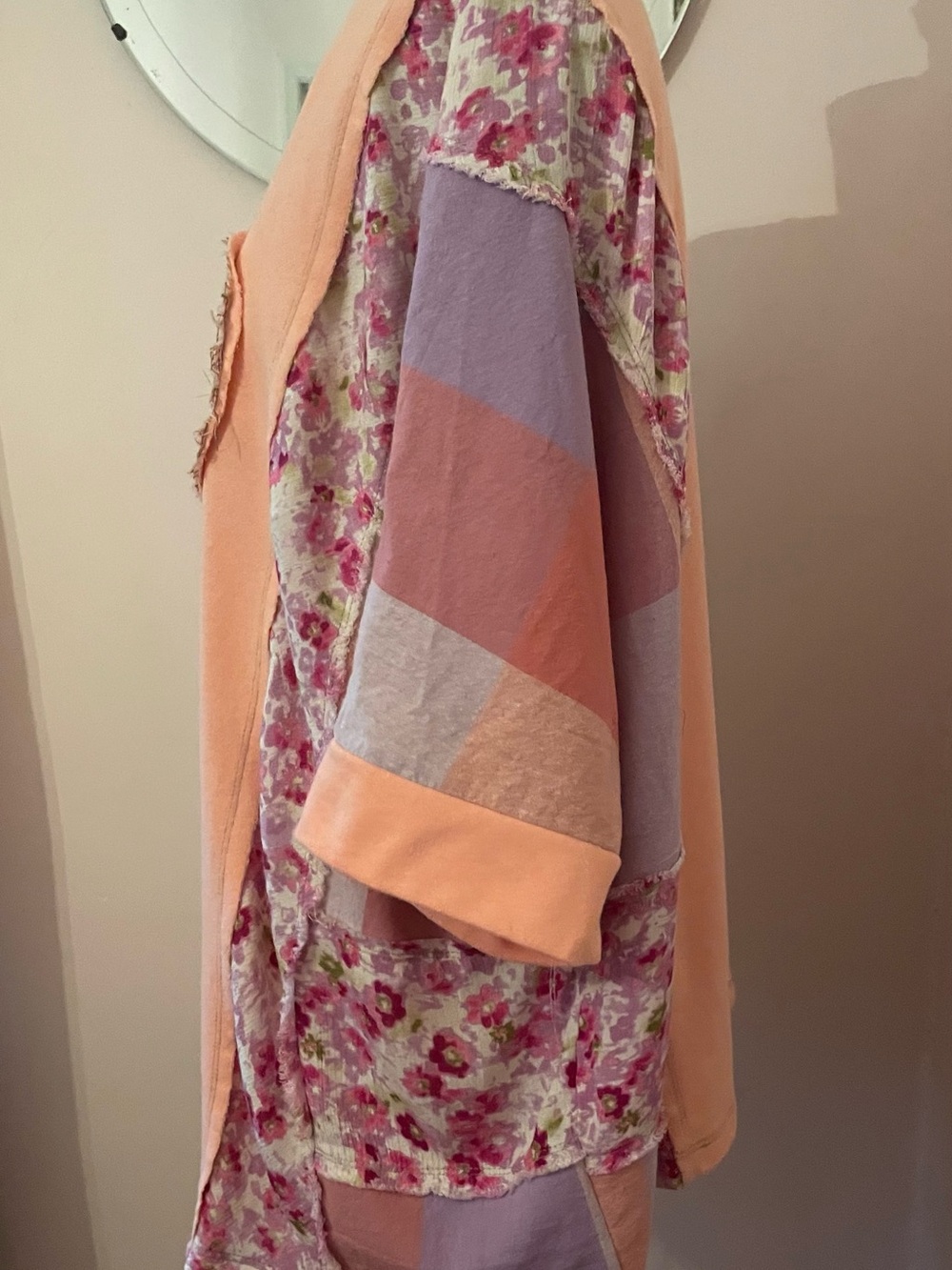 easel Peace Heart Patchwork Top - Picture 4 of 8